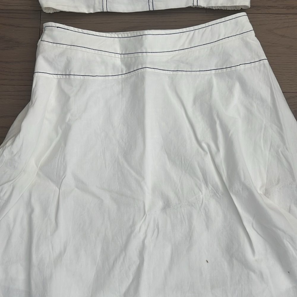 White Women's Skirt Set - Picture 5 of 7